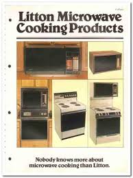 Vintage 1977 litton microwave oven advertisement with litton you can have your microwave and range too approx. Ebluejay Litton Systems Inc 1982 Microwave Cooking Products Vintage Catalog