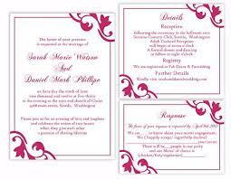 Diy Wedding Invitation Template Set Editable Word File I Wedding Invitations Printable Templates Wedding Invitation Templates Diy Wedding Invitations Templates