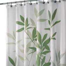 This depending on the material used for shower curtains. Buy Interdesign 35634 Leaves Fabric Shower Curtain Long 72 X 84 Green White Features Price Reviews Online In India Justdial