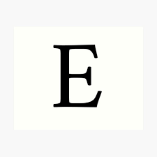 27.07.2022 · ergebnisse verfehlt um kurz nach 22 uhr börsenschluss öffnete alphabet seine bücher. Capital Letter E Art Prints For Sale Redbubble