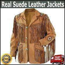 Pin On Western Cowboy Suede Leather Jackets