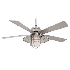 It is important to consider the exposure level of a space and then find a suitable fan within that parameter. Rainman Indoor Outdoor Ceiling Fan With Light By Minka Aire F582l Bnw