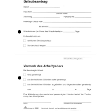 Sehr geehrte damen und herren, hiermit beantrage ich für den. Rnk Verlag Vordruck Urlaubsantrag Block Sd Din A5 2916 Bei Www Officeb2b De Gunstig Kaufen