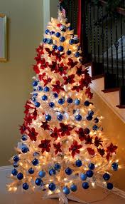 An All American Christmas Patriotic Christmas Tree Creative Christmas Trees Patriotic Christmas