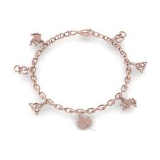 Charm Bracelet Gifts In 14k Rose Gold Charm Bracelet Gift Gold Charm Bracelet Sterling Silver Bracelets