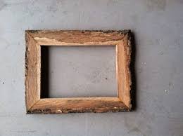 5x7 Wood Bark Frame Etsy Wood Bark Wood Picture Frames Frame