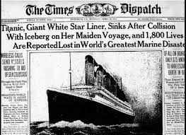 photos: how newspapers covered titanic