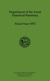 department of the army historical summary fiscal year 1972