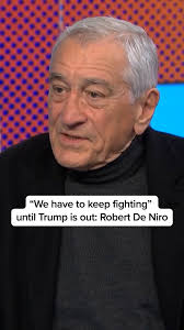 Robert De Niro joined MSNBC's the Weekend with his thoughts