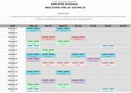 Employee Work Schedule Template Beautiful Employee Schedule Template In Excel And Wor In 2020 Class Schedule Template Weekly Schedule Template Excel Schedule Templates