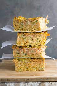 Zucchini And Sweet Potato Slice Recipe Sweet Potato Slices Food Recipes Almond Recipes