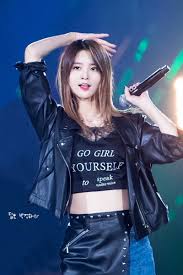 Junghwa Exid Kpop Girls Short Leather Skirts Korean Actresses