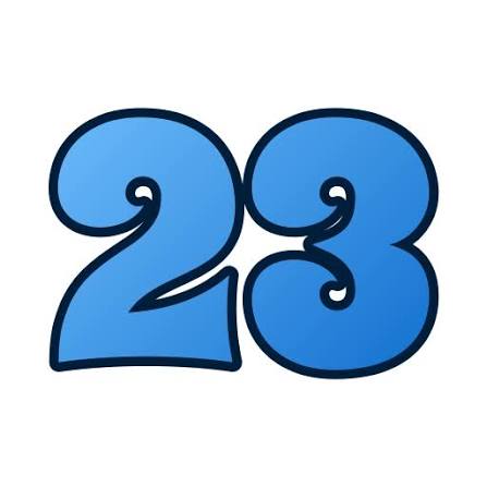 Number 23 - Free shapes and symbols icons