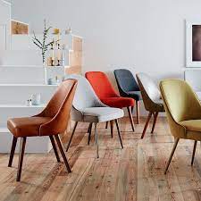 mid century leather dining chair upholstered dining chairs dining chairs furniture design chair