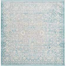 No sales tax · 110% low price guarantee · free shipping Unique Loom New Classical Olympia Blue 8 0 X 8 0 Square Rug 3129960 The Home Depot In 2021 Unique Loom Area Rugs Light Blue Area Rug