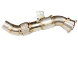 The eisenmann bmw f22 m240i exhaust system features either 2 x 90mm or 4 x 76mm tips, sport or race sound options, and eisenmann's trademark tone for a deep sound at low rpm, and a true performance car scream at high rpm. Downpipe Bmw M140i M240i 340i B58 With Sports Cat Bmw Performance Parts Exhaust Sounds