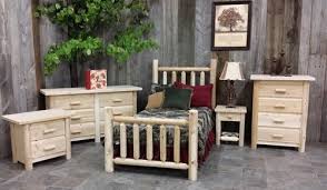 Create the perfect bedroom oasis with furniture from overstock your online furniture store! Cedar Log Bedroom Set Modern Rustic Log Bedroom Furniture