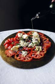 Heirloom Tomatoes Feta Olive Oil Recettes De Cuisine Gastronomie Nourriture
