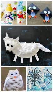 16 Easy Winter Crafts For Kids Arty Crafty Kids Winter Crafting Fun Easy Winter Crafts Winter Crafts For Kids Winter Crafts