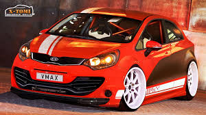 Kia Rio 3d By X Tomi On Deviantart Kia Kia Rio Kia Rio5