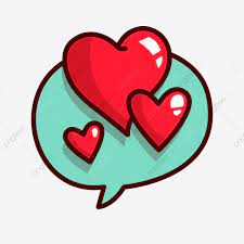 Cartoon Love Red Love Background Decoration Heart Shaped Dialogue Love Clipart Illustration Cartoon Love Png And Vector With Transparent Background For Free Love Heart Drawing Love Stickers Cartoon Heart