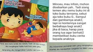 Baiklah cukup dulu prolognya langsung saja ke tema utama yakni kumpulan sinopsis novel beserta unsur intrinsik dan ekstrinsiknya berikut : Buku Cerita Anak Aku Berani Tidur Sendiri Ini Bikin Miris Ternyata Isinya Berbau Pornografi Halaman All Tribun Jateng