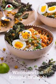 Winter Bowl Mit Knusper Grunkohl In 2020 Grunkohl Lebensmittel Essen Vegetarische Gerichte