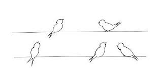 Bird On A Wire Meaning Bits And Bobs Bird Silhouettes Bird Embroidery Pattern Bird Embroidery Embroidery Patterns Free