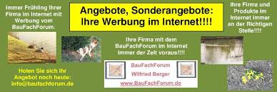 Sonderangebot Angebot Werbung Internet Baufachforum Baulexikon Wilfried Berger Handwerker Suchen Bw Ww Wurttemberg Rheinland Pfalz Schleswig