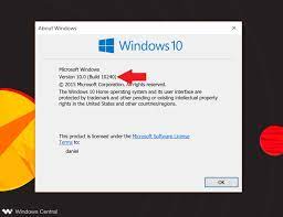 Ver command can show you the os version whereas. How To Check What Windows 10 Build You Are On In Two Easy Steps Windows Central