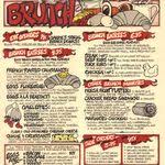 I Like The Way The Text Is Organized The Line Going Down The Middle That Separates Are Into Two Columns Helps With Orga Menu Restaurant Purple Cow Kids Brunch