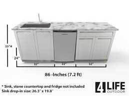 Maybe you would like to learn more about one of these? White 2 Pc Stainless Steel Outdoor Kitchen 2 Door Cabinet Drawer 2 Door Cabinet Outdoor Kitchen 4 Life Outdoor Inc