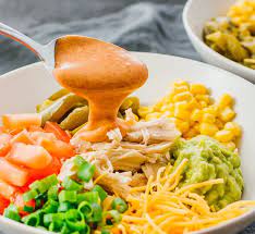 This Chipotle Qdoba Copycat Recipe Is An Easy Mexican Burrito Bowl With Instant Pot Shredded Delicious Healthy Recipes Shredded Chicken Burrito Burrito Bowl