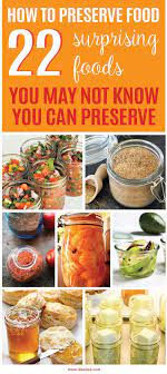 How To Preserve Food 22 Surprising Foods You May Not Know You Can Preserve Ideal Me Canning Food Preservation Fresh Food Recipes
