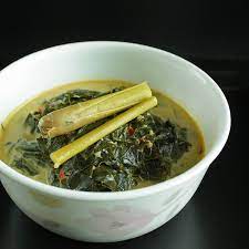Gulai Daun Singkong Cassava Yam Leaves Curry Recipe Yummy Vegetable Recipes Cooking Cassava