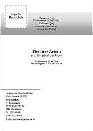/ aufbau der protokoll vorlage word. Deckblatt Fur Die Hausarbeit Tipps Muster Vorlagen