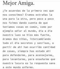 Cartas para tu mejor amigo. Eres La Mejor De Todas Amiga