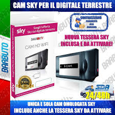 L'attivazione della tessera premium, sia in abbonamento che ricaricabile, è una procedura che richiede solo per richiedere l'attivazione della tua tessera premium, prendi quindi il tuo telefono. Cam Sky Hd Rigenerata Per Il Digitale Terrestre Wi Fi E Con Tessera Sky Inclusa