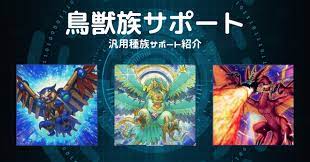 種族サポート】鳥獣族の汎用カード一覧