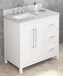 ( 3.0 ) out of 5 stars 1 ratings , based on 1 reviews current price $559.00 $ 559. 36 White Bathroom Vanity Left Offset White Carrara Marble Vanity Top Undermount Rectangle Bowl