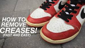 This will help further creases from appearing. How To Remove Creases From Jordans Air Force 1 S Ect Fast Simple Method It Works Youtube