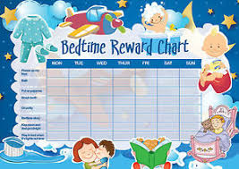 Bedtime Reward Chart For Kids Sticker Rewards Chart For Kids
