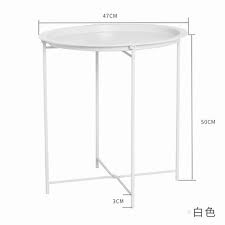 Coffee tables serve several purposes; Steel Circular Table Coffee Side Table Desk White Coffee Tables Aliexpress