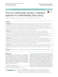 pdf time to re think picky eating a relational approach