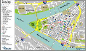 Map Of Downtown Pittsburgh Large Pittsburgh Maps For Free Download And Print | High-Resolution And  Detailed Maps
