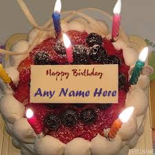 Birthday is a special day and a cake is one of its main elements. Amazing Candle Cake For Birthday Wishes With Name