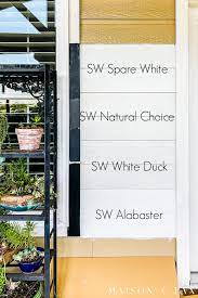 Sw 7012 creamy interior / exterior. Sw White Duck Exterior With Tricorn Black Trim Maison De Pax