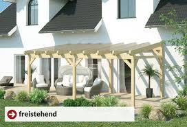 Ubersicht Terrassenuberdachungen Aus Leimholz Freistehend Terrassenuberdachung Uberdachung Terrasse Terrassenuberdachung Freistehend