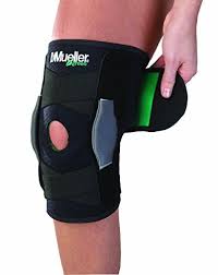 Mueller Sports Medicine Green Adjustable Hinged Knee Brace