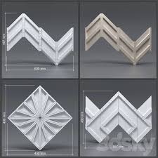 3d Models 3d Panel Gypsum 3d Panel In 2020 3d Panels 3d Wall Panels Paneling